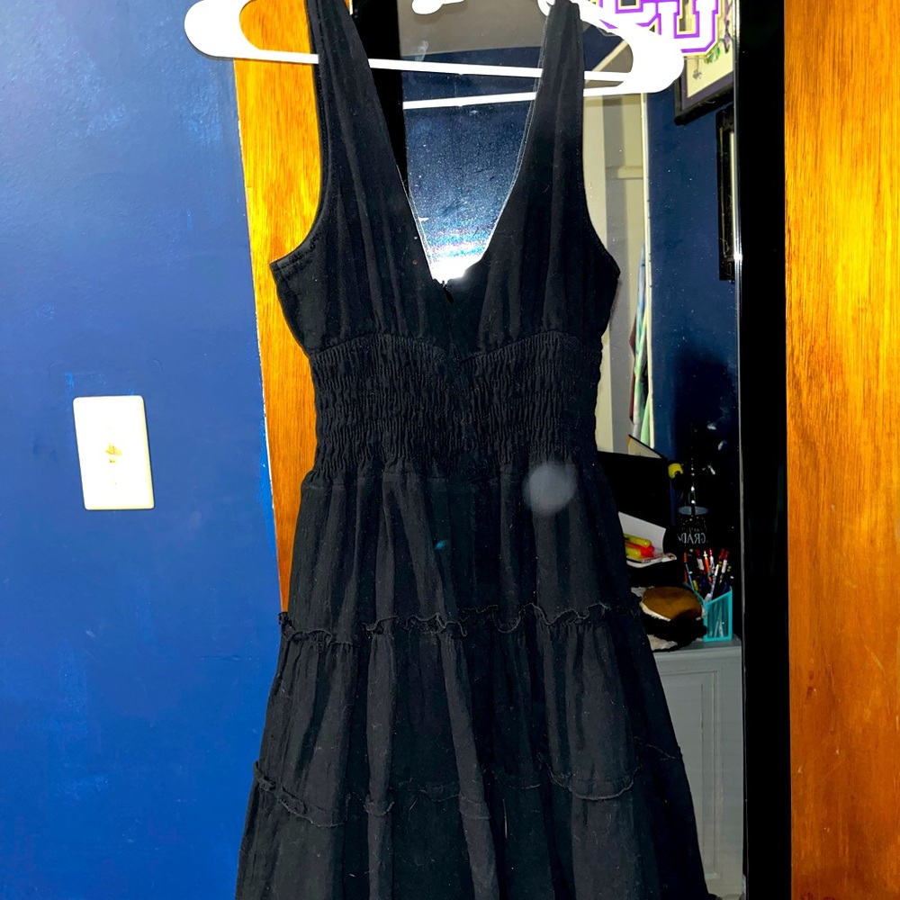 Black summer dress